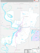 Warren County, MS Digital Map Premium Style