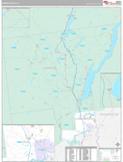 Warren County, NY Digital Map Premium Style