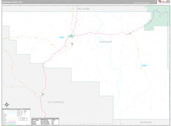 Washakie County, WY Digital Map Premium Style