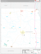 Washington County, IA Digital Map Premium Style