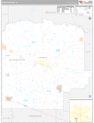 Washington County, IN Digital Map Premium Style