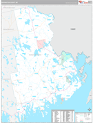 Washington County, ME Digital Map Premium Style