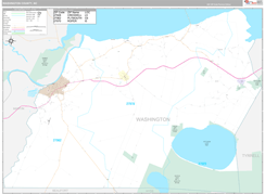 Washington County, NC Digital Map Premium Style
