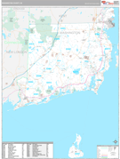 Washington County, RI Digital Map Premium Style