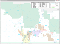 Washington County, UT Digital Map Premium Style