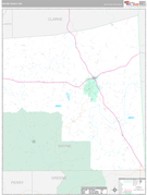 Wayne County, MS Digital Map Premium Style