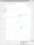 Wayne County, TN Digital Map Premium Style
