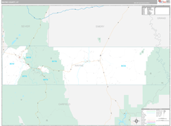 Wayne County, UT Digital Map Premium Style