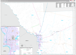 Webb County, TX Digital Map Premium Style