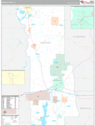 Webster Parish (County), LA Digital Map Premium Style