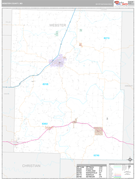 Webster County, MO Digital Map Premium Style
