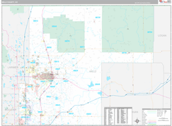 Weld County, CO Digital Map Premium Style