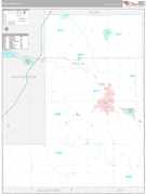 Wells County, IN Digital Map Premium Style