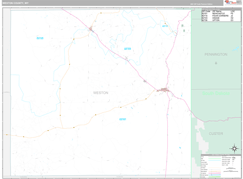 Weston County, WY Digital Map Premium Style