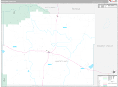 Wheatland County, MT Digital Map Premium Style