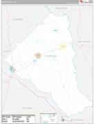 Wheeler County, GA Digital Map Premium Style