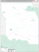 Wheeler County, OR Digital Map Premium Style