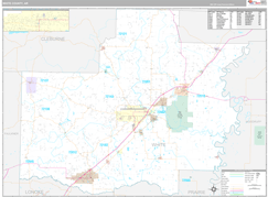 White County, AR Digital Map Premium Style