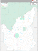 White County, GA Digital Map Premium Style