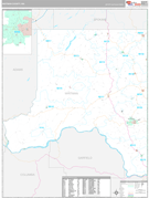 Whitman County, WA Digital Map Premium Style