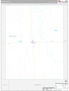 Wichita County, KS Digital Map Premium Style