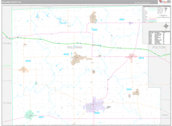 Williams County, OH Digital Map Premium Style