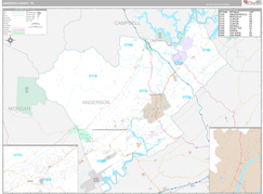 Wilson County, TN Digital Map Premium Style