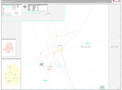 Winkler County, TX Digital Map Premium Style