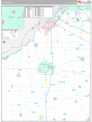Wood County, OH Digital Map Premium Style