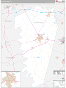 Woodford County, KY Digital Map Premium Style