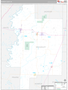 Woodruff County, AR Digital Map Premium Style