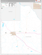 Woodward County, OK Digital Map Premium Style