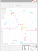 Wyandot County, OH Digital Map Premium Style