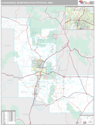 Albuquerque Metro Area Digital Map Premium Style