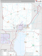 Appleton Metro Area Digital Map Premium Style