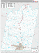 Danville Metro Area Digital Map Premium Style