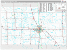 Fargo Metro Area Digital Map Premium Style