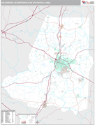 Goldsboro Metro Area Digital Map Premium Style
