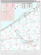 Jamestown Metro Area Digital Map Premium Style