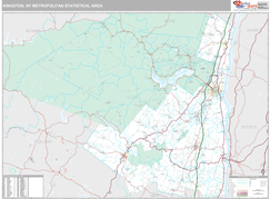 Kingston Metro Area Digital Map Premium Style