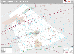 Lebanon Metro Area Digital Map Premium Style