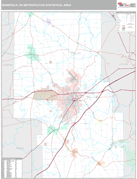 Mansfield Metro Area Digital Map Premium Style