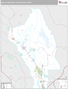 Napa Metro Area Digital Map Premium Style