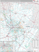 Pittsburgh Metro Area Digital Map Premium Style