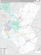 Raleigh Metro Area Digital Map Premium Style
