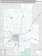 Springfield Metro Area Digital Map Premium Style