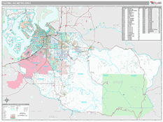 Tacoma Metro Area Digital Map Premium Style