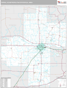 Topeka Metro Area Digital Map Premium Style