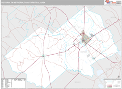 Victoria Metro Area Digital Map Premium Style