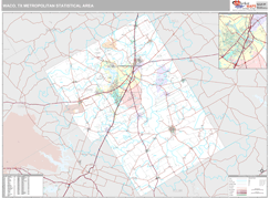 Waco Metro Area Digital Map Premium Style